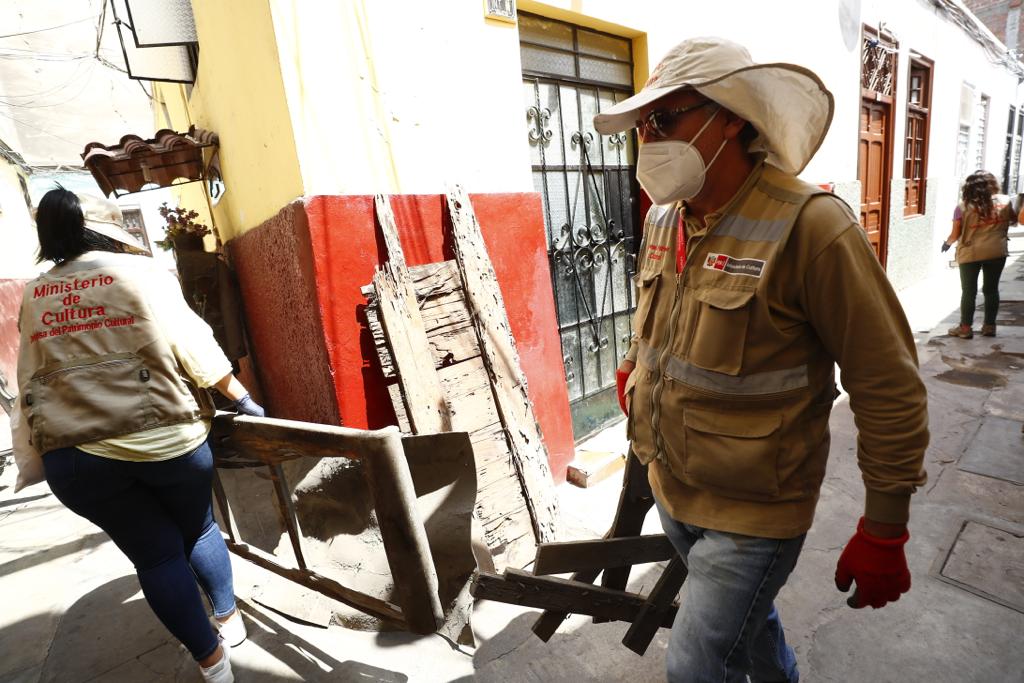 Ministerio de Cultura inició campaña de prevención de riesgos en el Centro Histórico de Lima y del Rímac