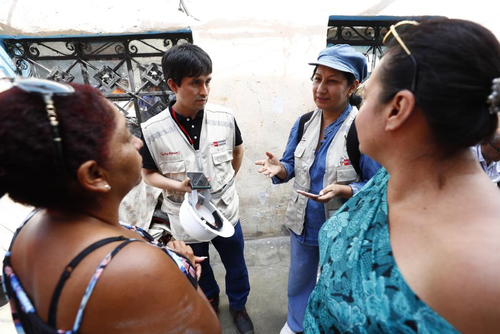 Ministerio de Cultura inició campaña de prevención de riesgos en el Centro Histórico de Lima y del Rímac