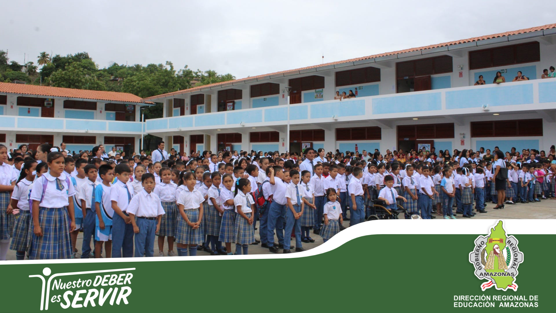 Inicio del buen año escolar 2023, en la provincia de Utcubamba.