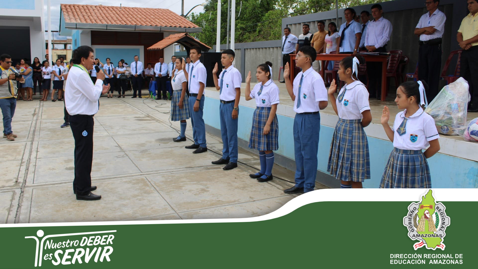 Inicio del buen año escolar 2023, en la provincia de Utcubamba.