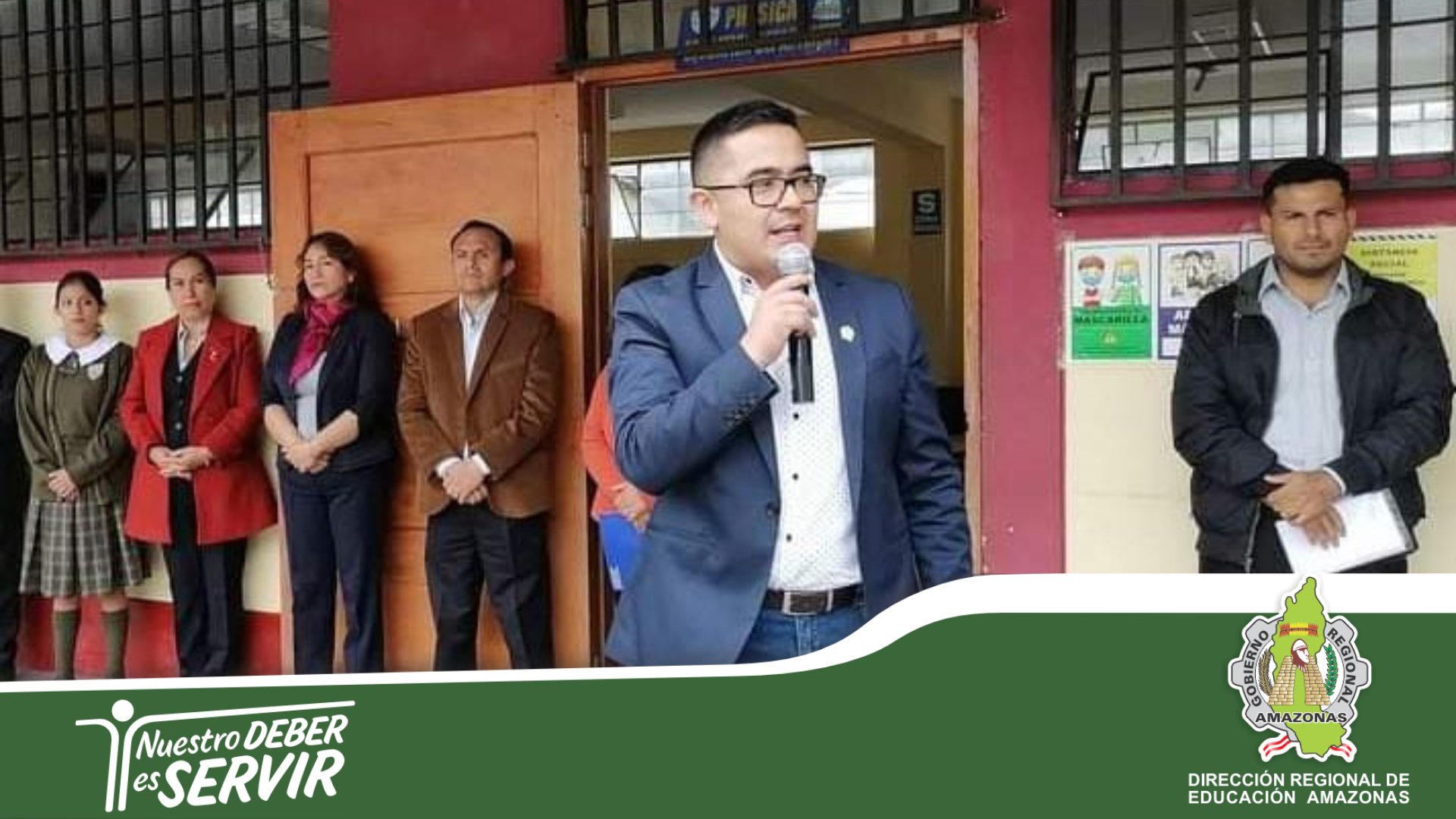 Inicio del buen año escolar 2023 en la provincia de Bongará.