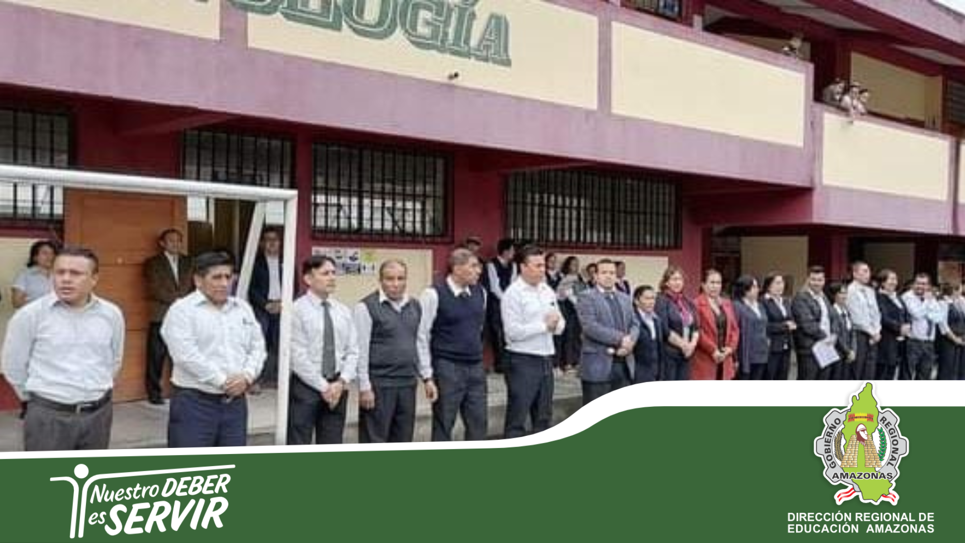 Inicio del buen año escolar 2023 en la provincia de Bongará.