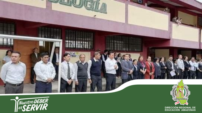 Inicio del buen año escolar 2023 en la provincia de Bongará.