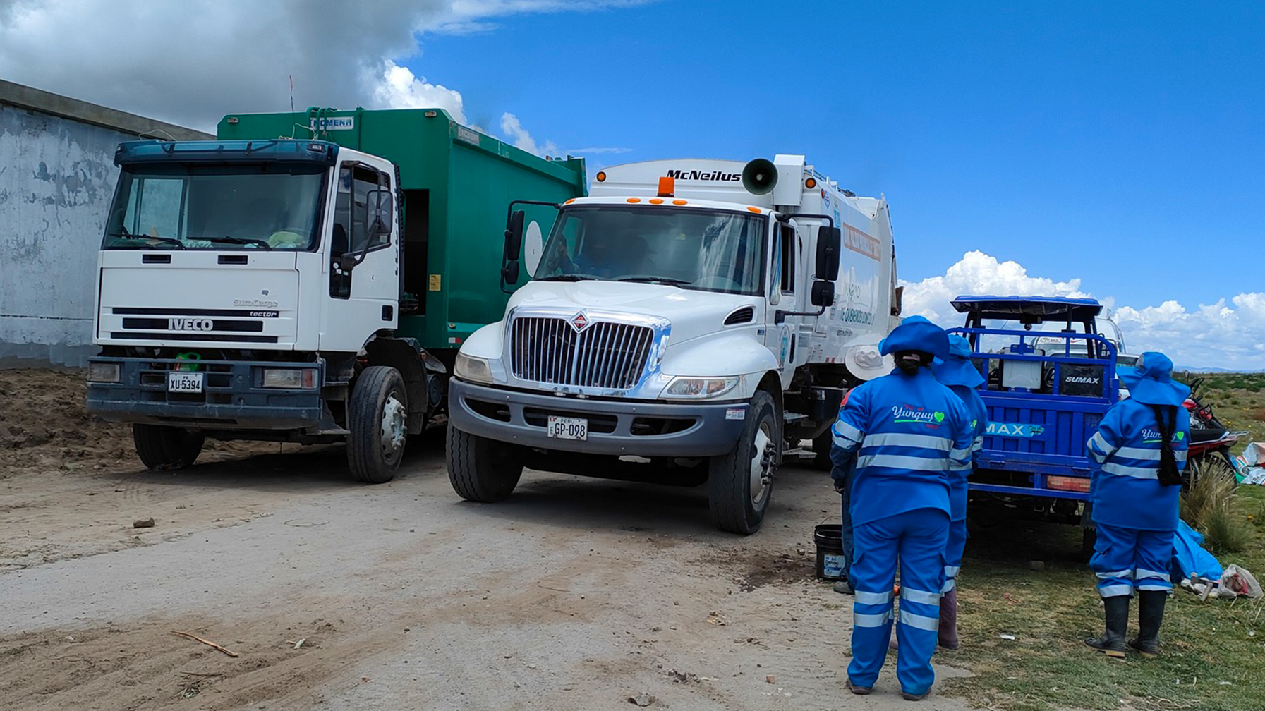 Municipalidad de Yunguyo realiza jornada de limpieza en el Barrio Alto la Florida 