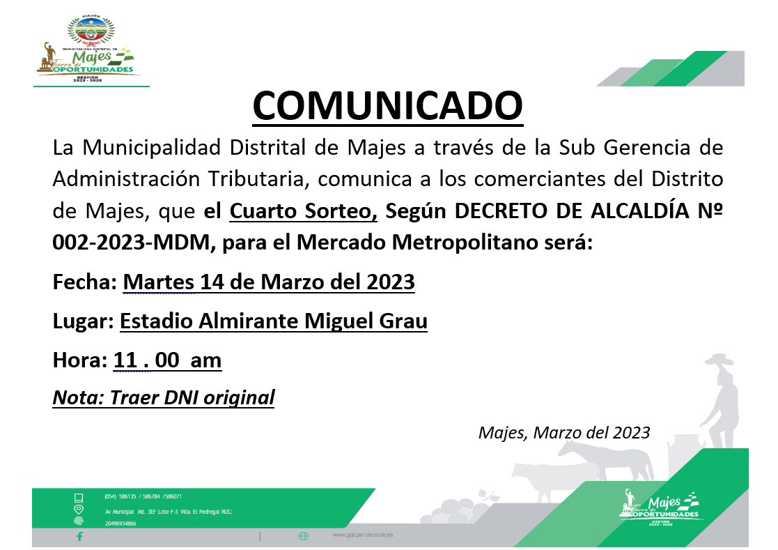 Comunicado