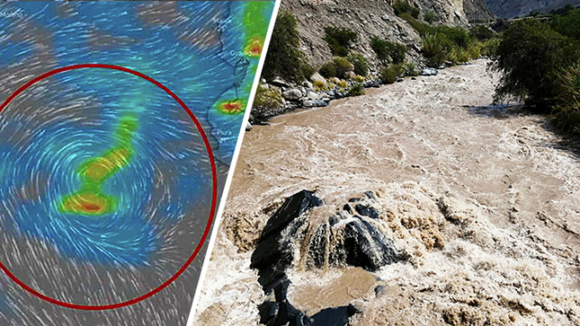 Nivel de alerta roja, en toda la región Lima, por lluvias de extrema intensidad por influencia del Ciclón Yaku