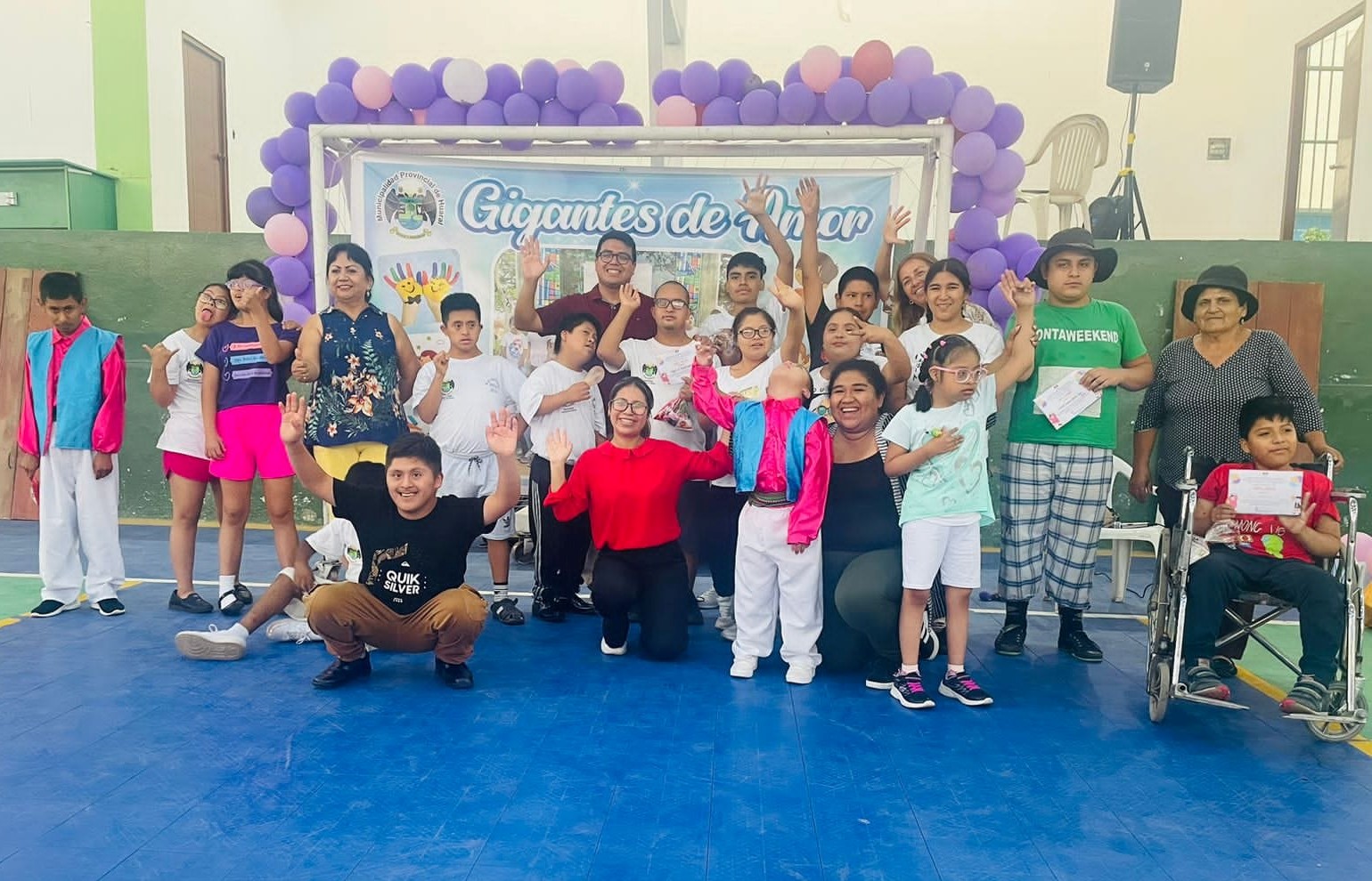 Niños y adolescentes con discapacidad participaron de la clausura de talleres vacacionales OMAPED