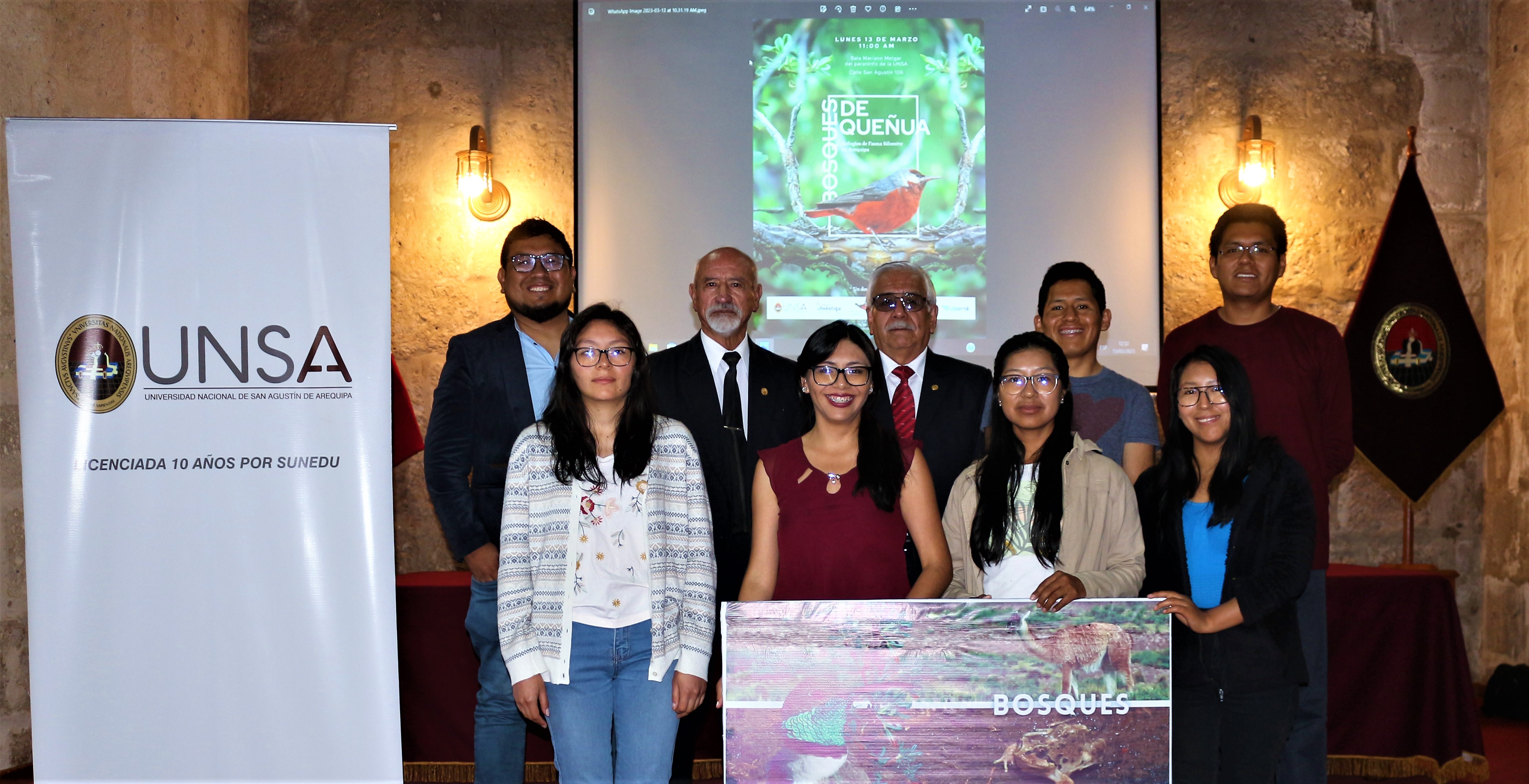 Equipo de investigación presentó documental en Sala Mariano Melgar de la UNSA