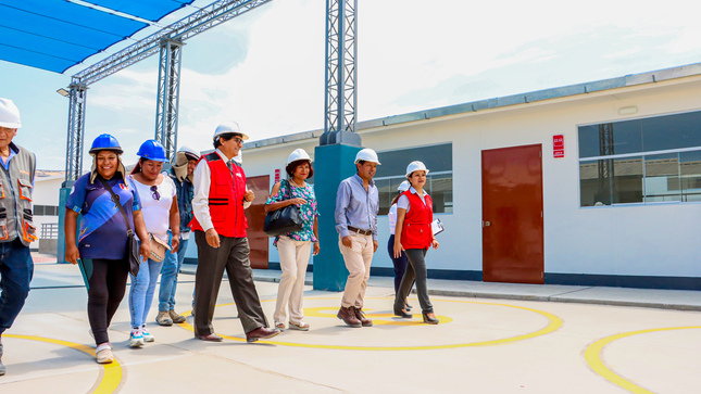 Culminan aulas de contingencia en IE Guillermo Auza Arce