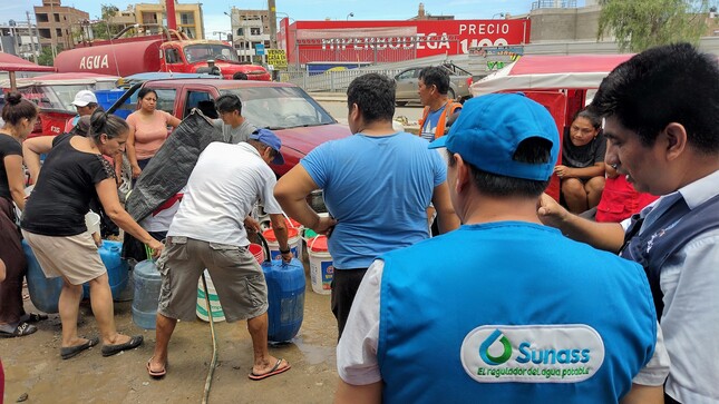 Sunass monitorea abastecimiento alternativo de agua potable 
