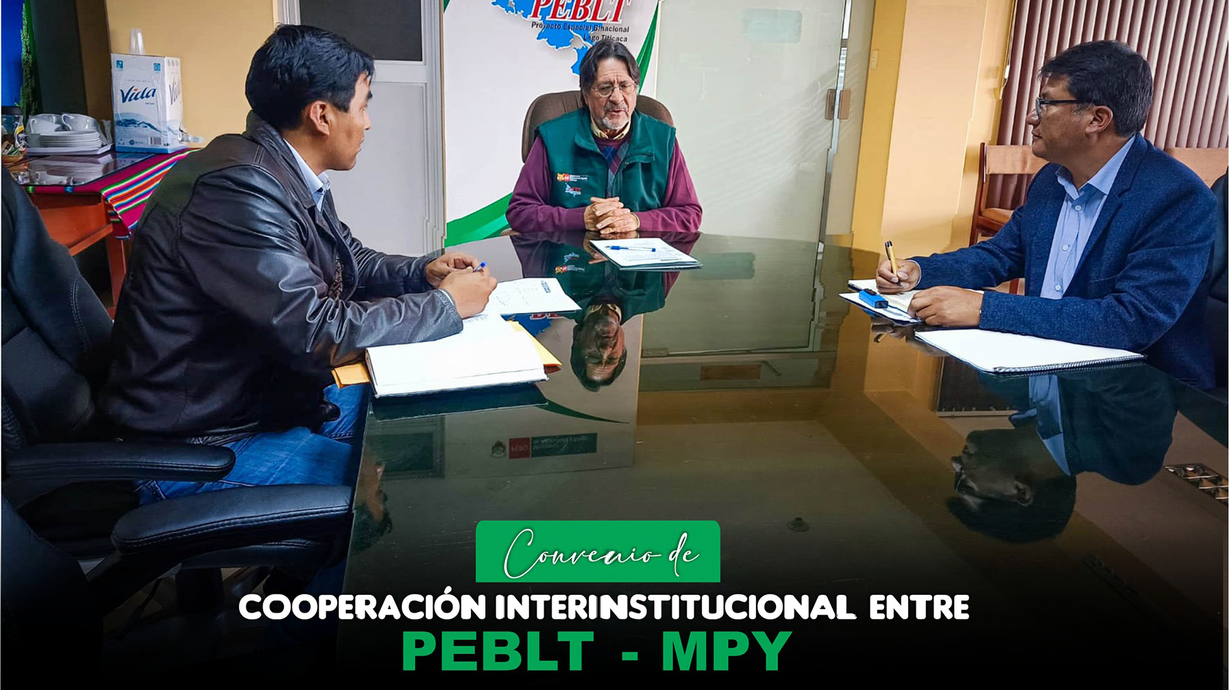 Municipalidad Provincial de Yunguyo Suscribe convenio de cooperación Interinstitucional con el PEBLT