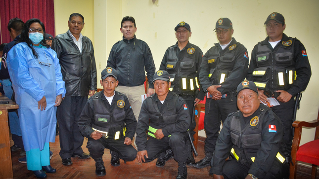 Realizan despistaje de VIH, SIFILIS y HEPATITIS B a Personal de Serenazgo  Municipal de Yunguyo 