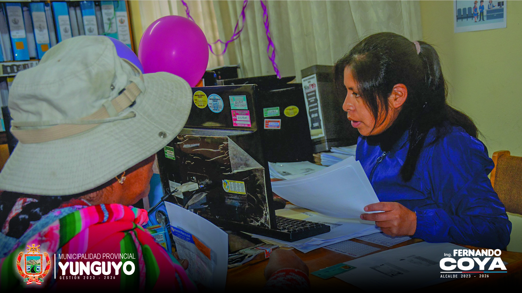 Municipio de Yunguyo orienta a la Población para acceder al programa Pensión 65