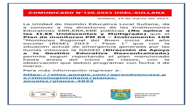 Comunicados N°126