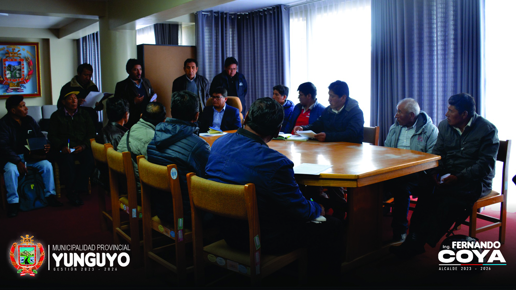 Alcalde de Yunguyo apoyara el proceso de adecuación de la ley N°31079 a favor de los Centros Poblados