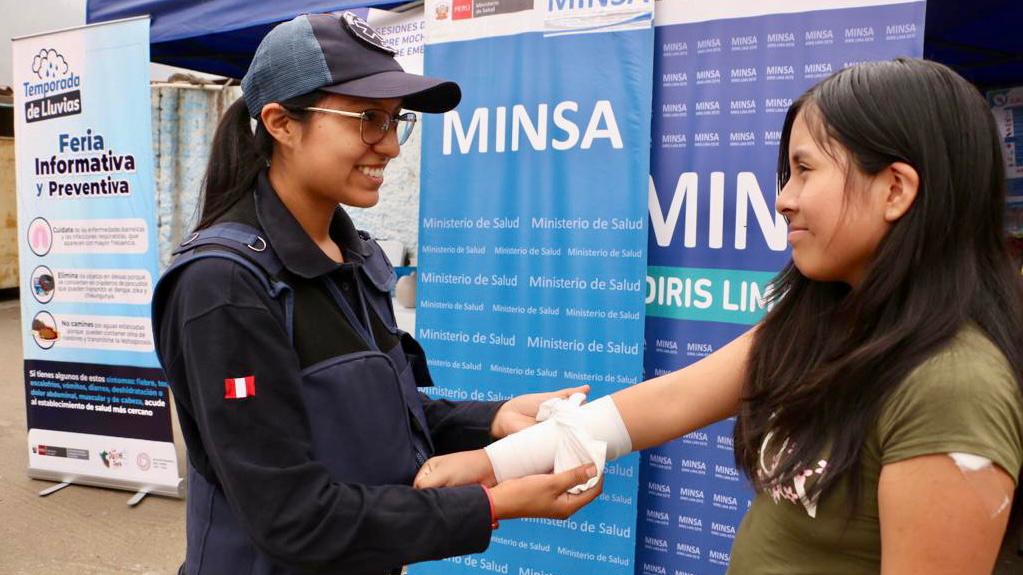 Temporada de lluvias Minsa realiza campaña de salud en Lurigancho-Chosica