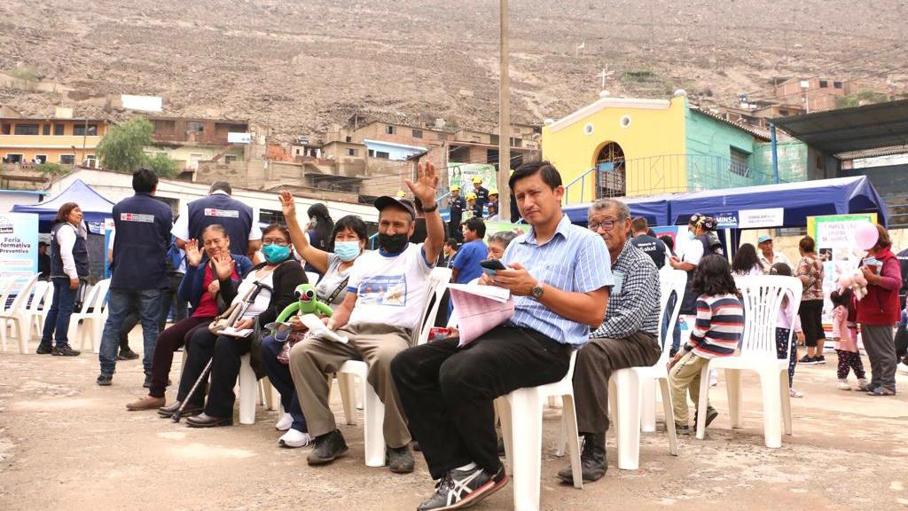 Temporada de lluvias Minsa realiza campaña de salud en Lurigancho-Chosica