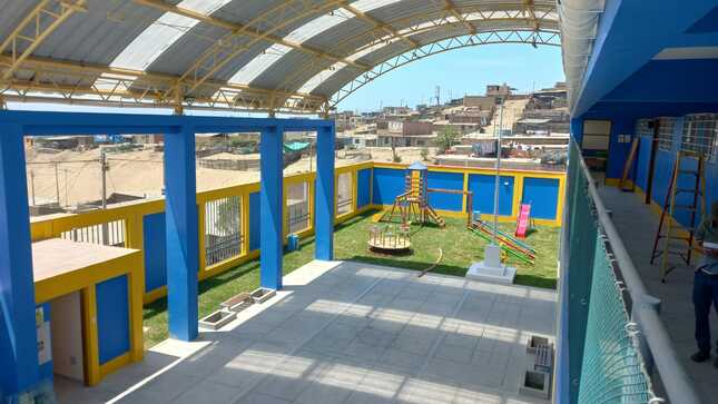 100 niños de Inicial del Alto Trujillo ya tienen nuevas instalaciones educativas