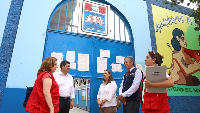 Intensificamos supervisiones a colegios para asegurar el buen inicio del año escolar