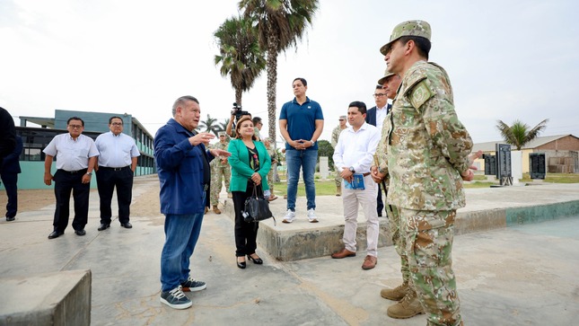 GORE-La Libertad otorga apoyo al colegio militar “Gran Mariscal Ramón Castilla”