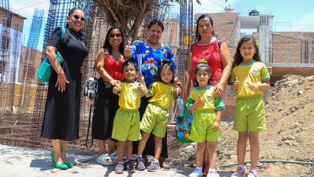 GORE retoma construcción de I.E Mi Mundo Maravilloso para el beneficio de 200 niños de la Urb. Monserrate