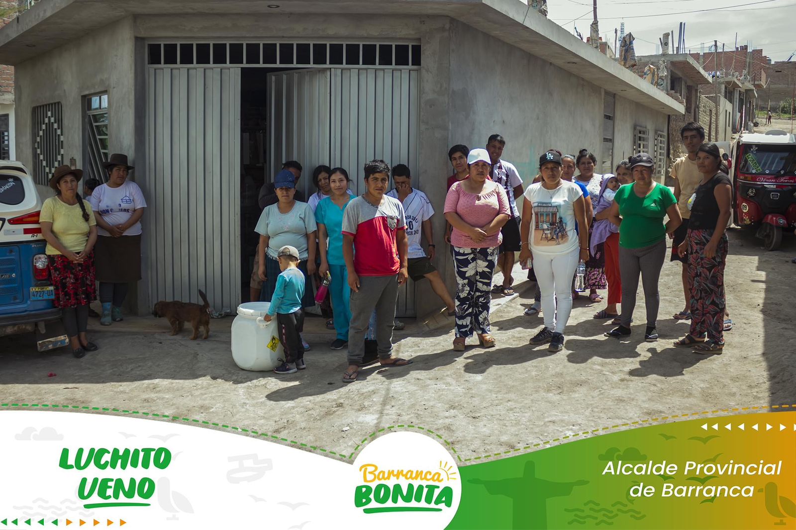 La Familia es Benefician con Agua Potable
