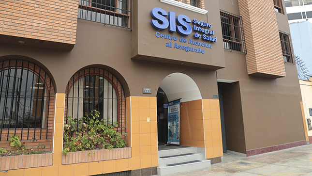 Fachada del SIS