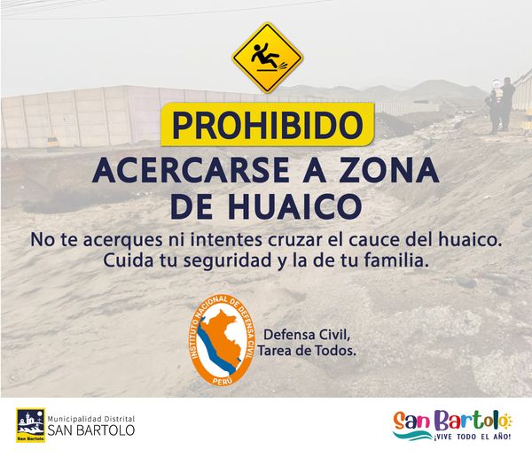 Cuida tu seguridad y la de tu familia, Defensa Civil Tarea de todos.