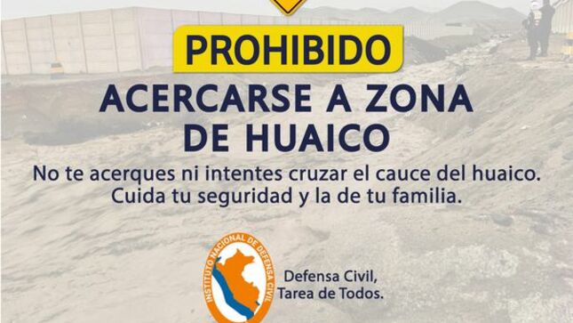 Cuida tu seguridad y la de tu familia, Defensa Civil Tarea de todos.