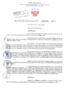 Vista preliminar de documento Resolución Directoral. Nº 0986 - 2023 