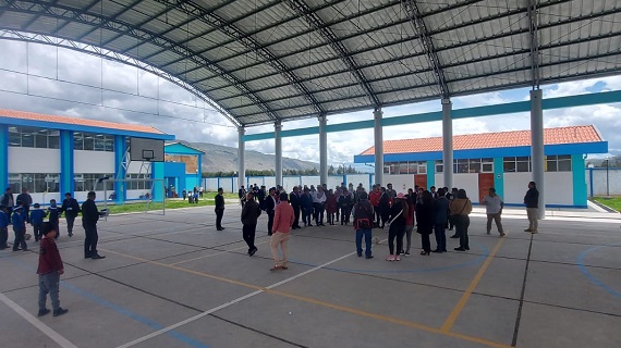 En el Polideportivo