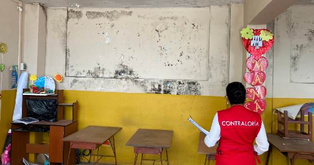 Contraloría recomienda mejorar infraestructura de instituciones educativas afectadas por lluvias en Arequipa