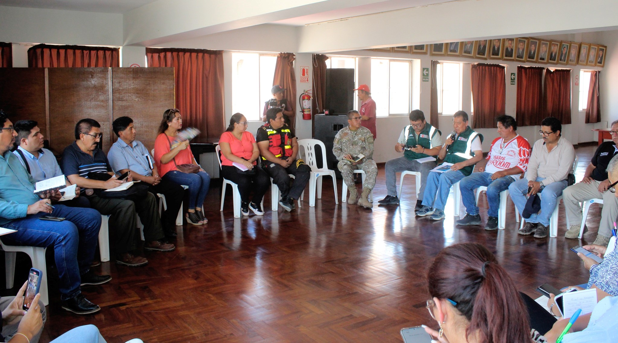 Realizan reunión de emergencia para acordar plan de respuesta ante el registro de emergencias por intensas lluvias