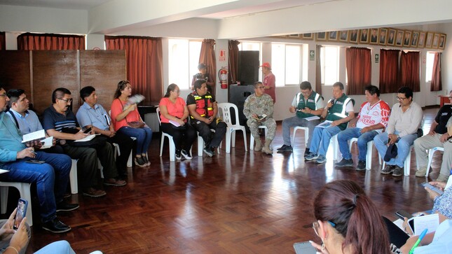 Realizan reunión de emergencia para acordar plan de respuesta ante el registro de emergencias por intensas lluvias