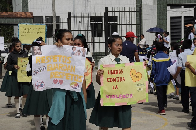 No a la violencia contra la mujer