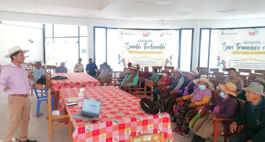 La Municipalidad Provincial de Mariscal Nieto, a través de la Subgerencia de Desarrollo Social, iniciará este mes con talleres de danza, música y asistencia agrícola para mejorar las capacidades de las personas adultas mayores.