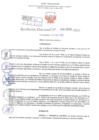 Vista preliminar de documento Resolución Directoral. Nº 1023