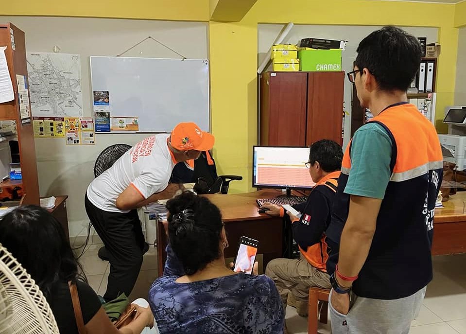 Personal municipal realizó registro de damnificados por huaico para hacer llegar apoyo humanitario