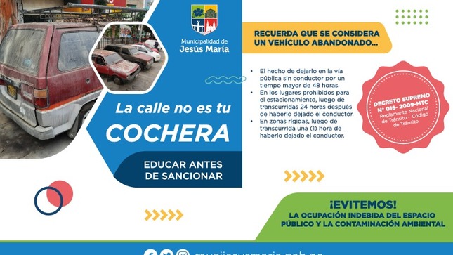La calle no es tu cochera