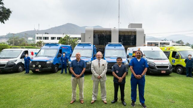 Alcalde de La Molina gestiona el apoyo de seis ambulancias para el traslado de heridos de los distritos de Lima Este