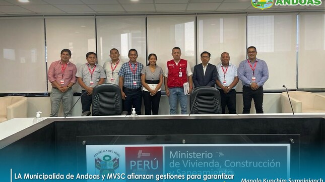 mesa de Trabajo con los representantes del Ministerio de Vivienda, Construcción y Saneamiento, en la ciudad de Lima
