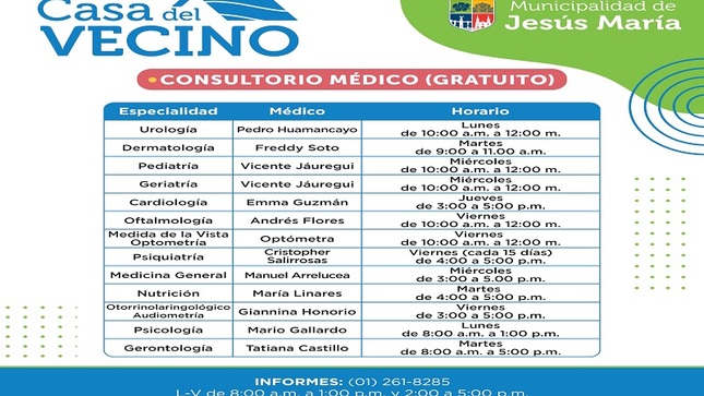 consultorio medico gratuito