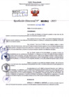 Vista preliminar de documento Resolución Directoral. Nº 1041 