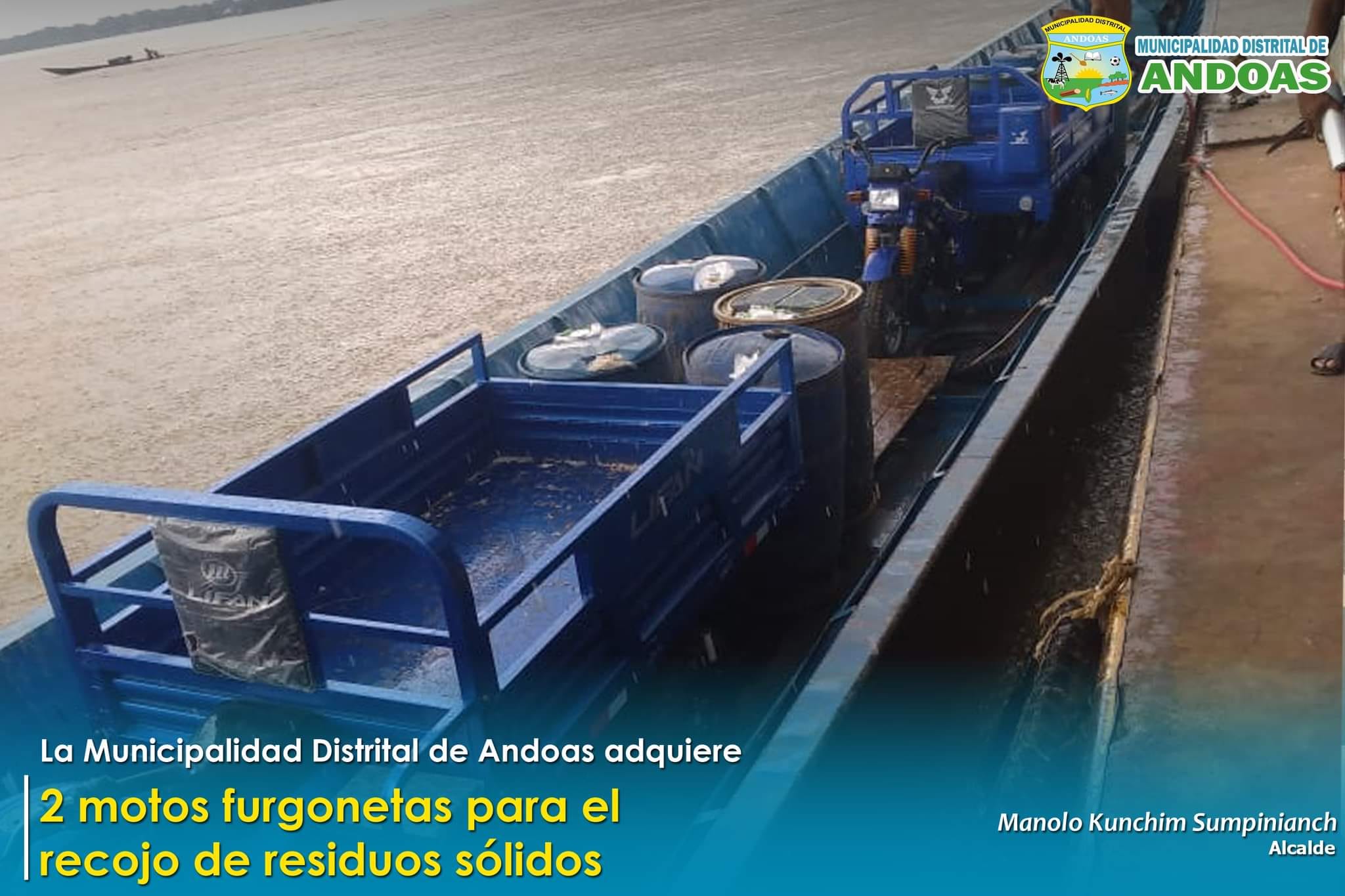 Furgonetas para el recojo de residuos solidos