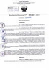Vista preliminar de documento Resolución Directoral. Nº 1057 