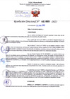 Vista preliminar de documento Resolución Directoral. Nº 1099 - 2023 