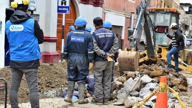Sunass monitorea restablecimiento del servicio de agua