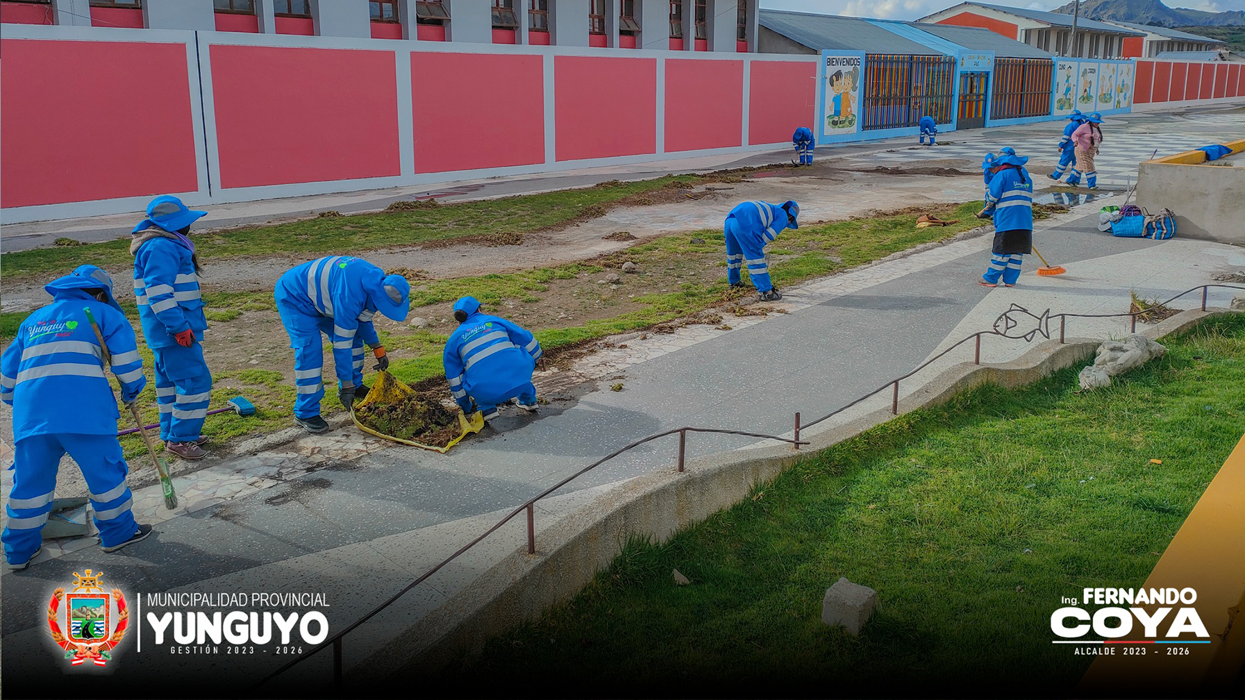 Municipio de Yunguyo continua con la jornada de limpieza