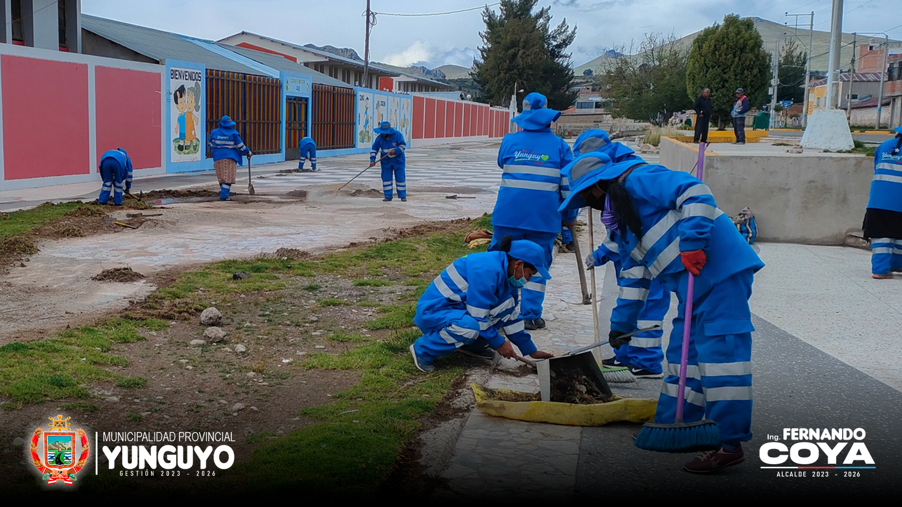 Municipio de Yunguyo continua con la jornada de limpieza