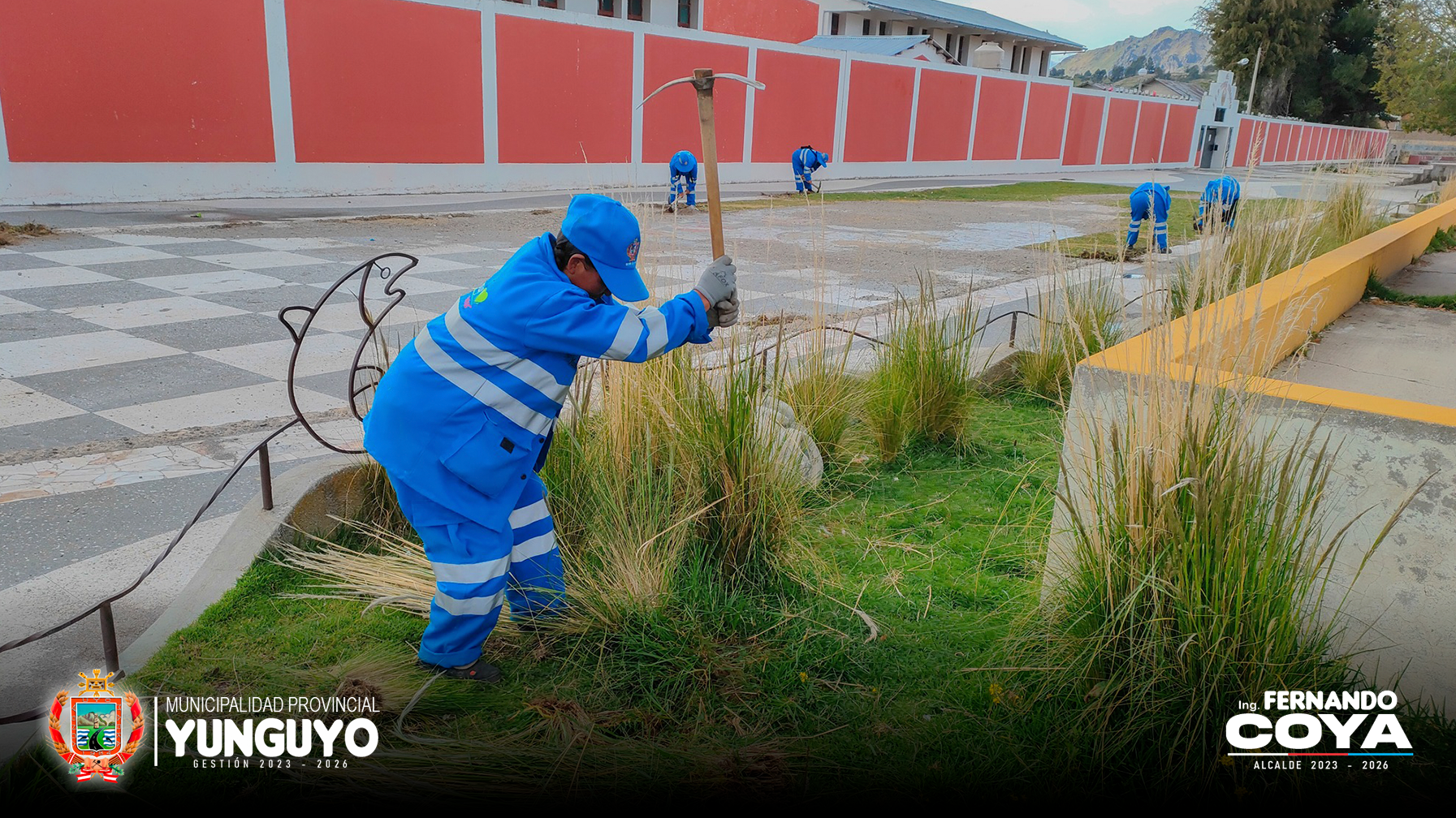 Municipio de Yunguyo continua con la jornada de limpieza